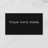 Wellness-Center Visitenkarte (Rückseite)