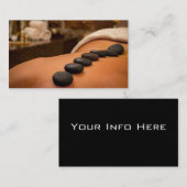 Wellness-Center Visitenkarte (Vorne/Hinten)