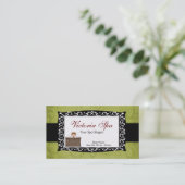 Wellness-Center Visitenkarte (Stehend Vorderseite)