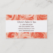 Wellness-Center - Visitenkarte (Rückseite)