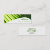 Wellness-Center-Visitenkarte Mini Visitenkarte (Vorne/Hinten)