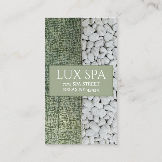 Wellness-Center-Visitenkarte Visitenkarte (Vorderseite)