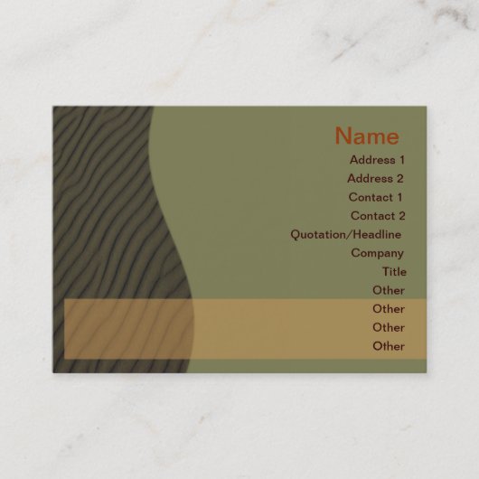 Wellness-Center-Visitenkarte Visitenkarte (Vorderseite)