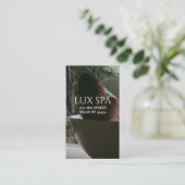 Wellness-Center-Visitenkarte Visitenkarte (Stehend Vorderseite)