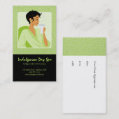 Wellness-Center-Visitenkarten / Terminkarten Terminkarte (Vorne/Hinten)