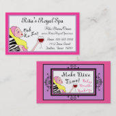 Wellness-Center-Visitenkarten Visitenkarte (Vorne/Hinten)