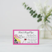 Wellness-Center-Visitenkarten Visitenkarte (Stehend Vorderseite)