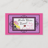 Wellness-Center-Visitenkarten Visitenkarte (Rückseite)