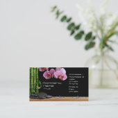 WELLNESS-CENTER, Wellness Visitenkarte (Stehend Vorderseite)