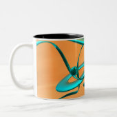 Wellness-Center Zweifarbige Tasse (Links)