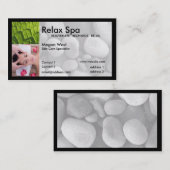 Wellness-Centergeschäftskarte - doppelseitig Visitenkarte (Vorne/Hinten)