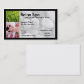 Wellness-Centergeschäftskarte Visitenkarte (Vorne/Hinten)