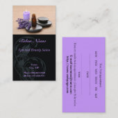 Wellness-Centerschönheitsmassage Wellness Terminkarte (Vorne/Hinten)