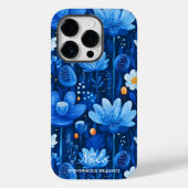 Wellness Dreamy Blue Floral mit lebendigen Details Case-Mate iPhone Hülle (Rückseite)
