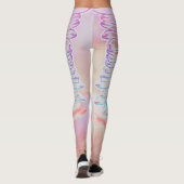 Wellness-Flügel: Angelisch inspiriert Heilraum Leggings (Rückseite)