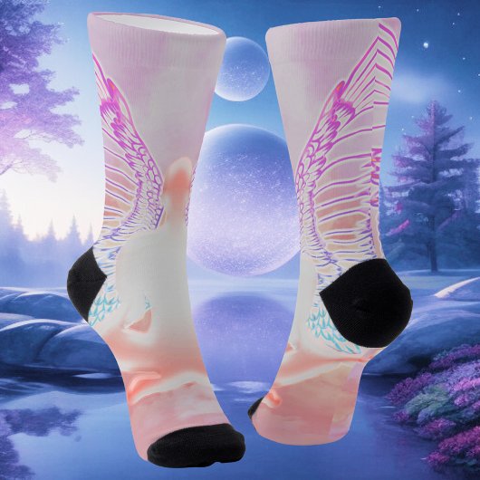 Wellness-Flügel: Angelisch inspiriert Heilraum Socken