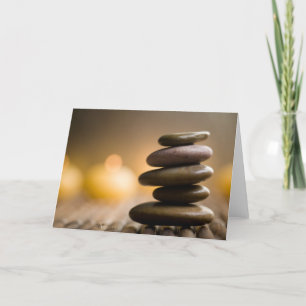 Wellness folded card karte