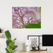 Wellness Heilung Touch Kunstgeschenke Hydrangea Bl Poster (Heimbüro)