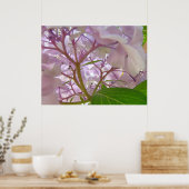 Wellness Heilung Touch Kunstgeschenke Hydrangea Bl Poster (Küche)