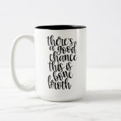 Wellness Holistic Health Bone Broth Zweifarbige Tasse (Links)