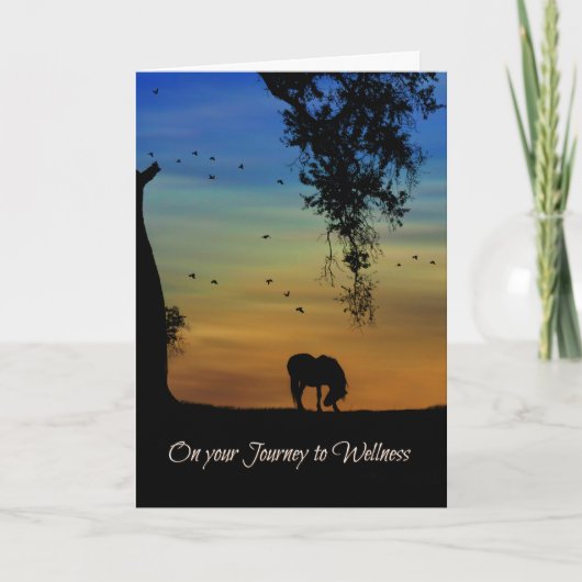 Wellness-Karte, holistisches Gefühl besser, Karte (Vorderseite)