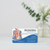 Wellness, Manuelle Therapie, Sportmassage, Medizin Visitenkarte (Stehend Vorderseite)