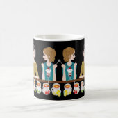 Wellness mit Ladys Tea Time Kaffeetasse (Mittel)