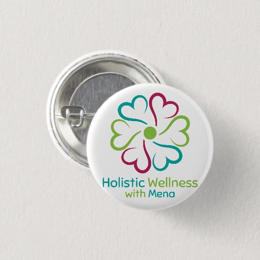 Wellness mit Mena Button (Vorne & Hinten)