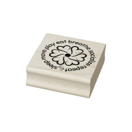 Wellness-Rad Gummistempel