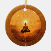 Wellness & Spirituelle Harmonie Keramik Ornament (Vorne)