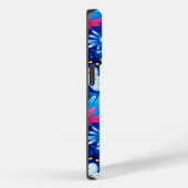 Wellness-Stil Lebhaft florale Frische Blues & Oran Case-Mate iPhone Hülle (Rückseite / Rechts)