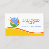 Wellness-Trainer Visitenkarte (Vorderseite)