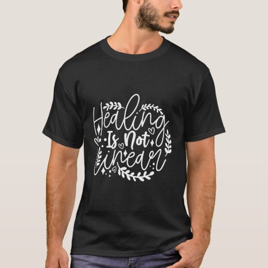 Wellness-Typografie T-Shirt (Vorderseite)