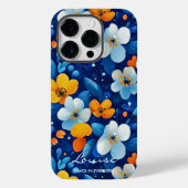 Wellness Vibranly Floral Elegance Case-Mate iPhone Hülle (Rückseite)