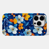 Wellness Vibranly Floral Elegance Case-Mate iPhone Hülle (Rückseite (Horizontal))
