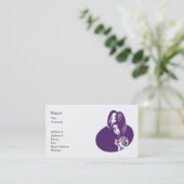 Wellness-Visitenkarte-Schablone Visitenkarte (Stehend Vorderseite)