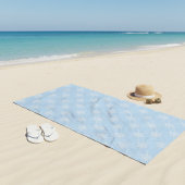 Wellness Waters Gym Towel - Icy Blue Snowflake  Badehandtuch