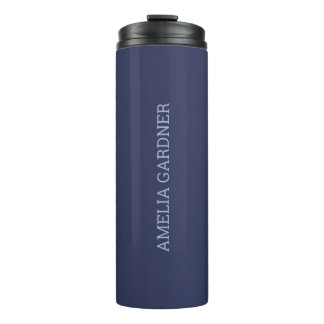 Wellness Waters Thermos - Matte Night Blue  Thermosbecher