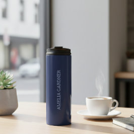 Wellness Waters Thermos - Matte Night Blue  Thermosbecher