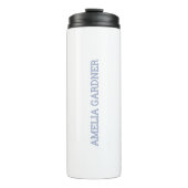 Wellness Waters Water Bottle - Minimalist White  Thermosbecher (Vorderseite)