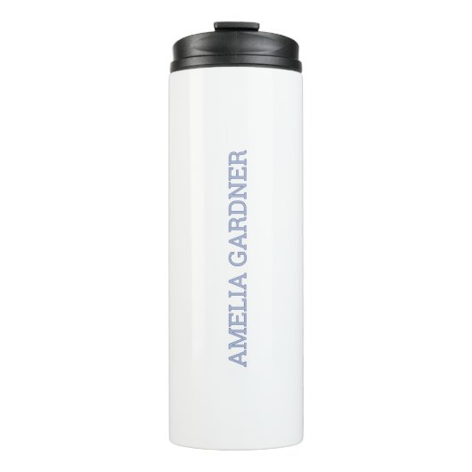 Wellness Waters Water Bottle - Minimalist White  Thermosbecher (Vorderseite)