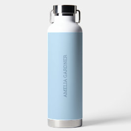 Wellness Waters Water Bottle - Powder Blue Trinkflasche