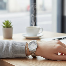 Wellness Waters Wristwatch - Reflective Steel  Armbanduhr