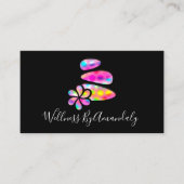 Wellness Wellness-Center Massage Therapie Reflexol Visitenkarte (Vorderseite)