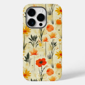 Wellness-Wildblumen mit fett und erdig Case-Mate iPhone Hülle (Rückseite)
