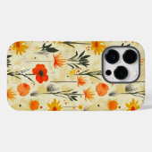 Wellness-Wildblumen mit fett und erdig Case-Mate iPhone Hülle (Rückseite (Horizontal))