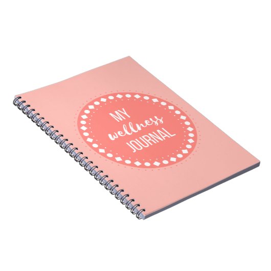 Wellness-Zeitschrift Notizblock (Rechte Seite)