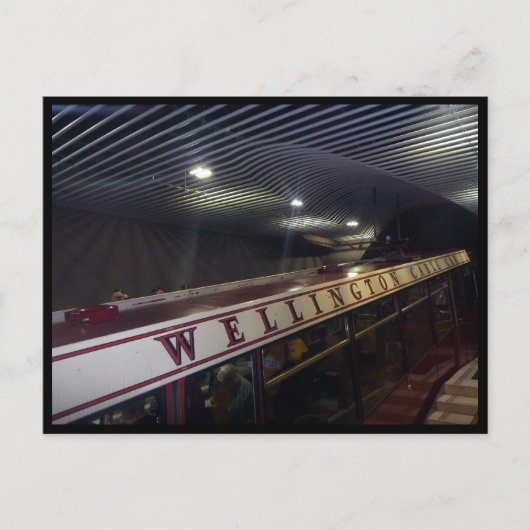 Wellnesskabelbahn Postkarte (Vorderseite)