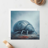 Wellpappe Ladybug Grußkarte Mitteilungskarte (Vorderseite/Rückseite Beispiel)