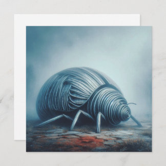 Wellpappe Ladybug Grußkarte Mitteilungskarte